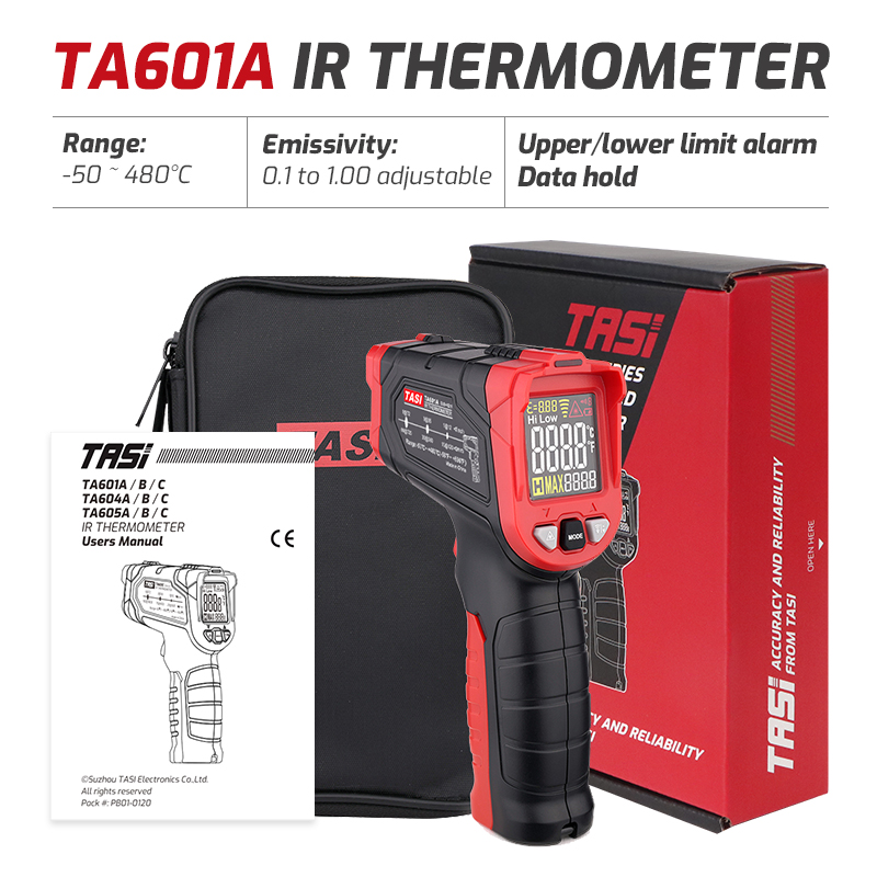 Industrial Laser Thermometer Gun - TA601A TA601B TA601C 적외선 온도계 레이저