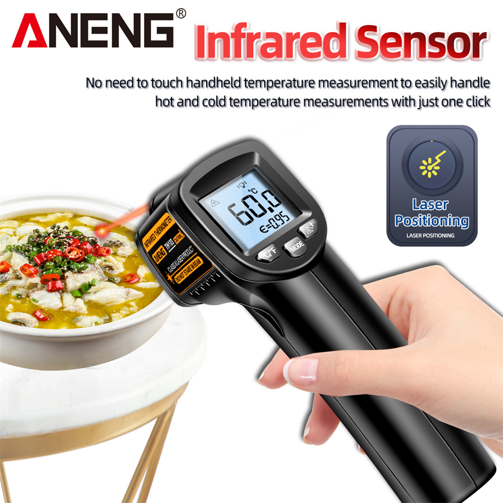 Industrial Laser Thermometer Gun - 적외선 레이저 온도계 산업용 온도 총