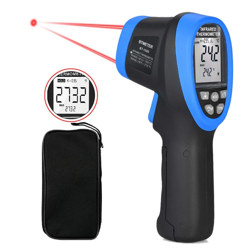레이저 온도계 건 고온계, 적외선 온도계, 디지털 IR - Industrial Laser Thermometer Gun 리뷰 및 가격