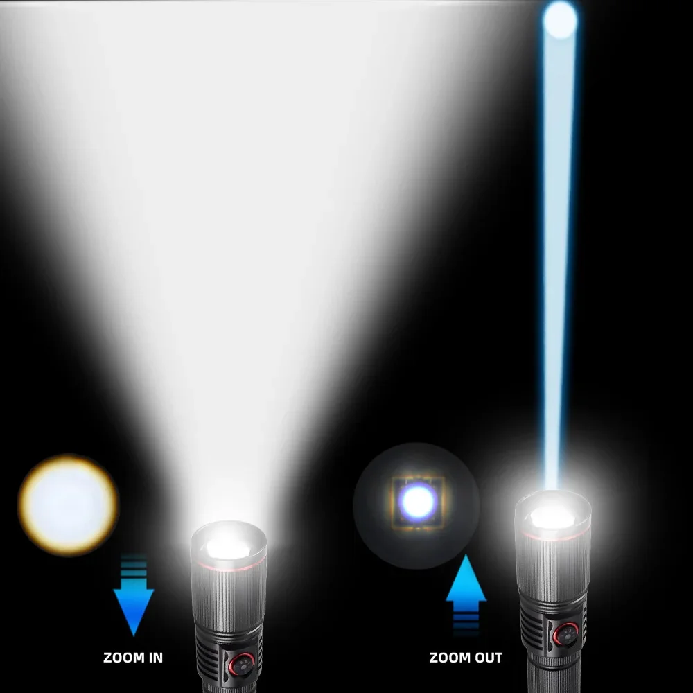 알루미늄 합금 백색 레이저 강력한 LEP 손전등 186 - Industrial Laser Beam 리뷰 및 가격