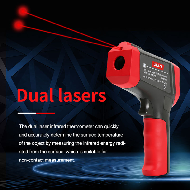 UNI-T 디지털 적외선 온도계 UT303D + 산업용 - Industrial Laser Thermometer Gun 리뷰 및 가격