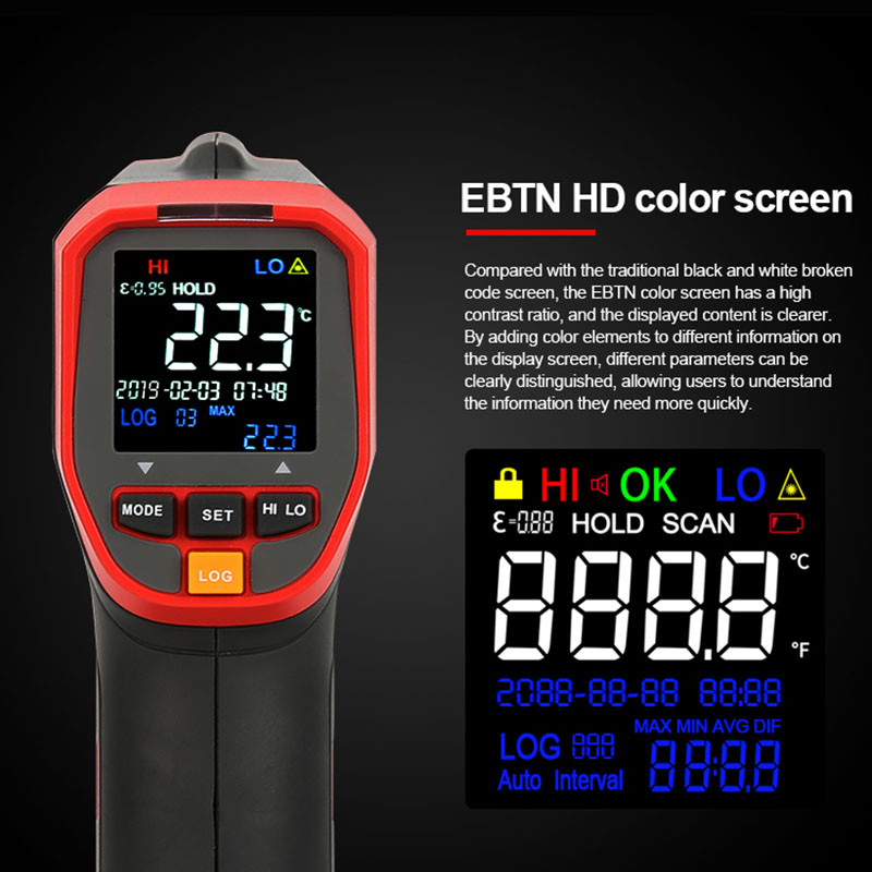 UNI-T 디지털 적외선 온도계 UT303D + 산업용 - Industrial Laser Thermometer Gun 리뷰 및 가격