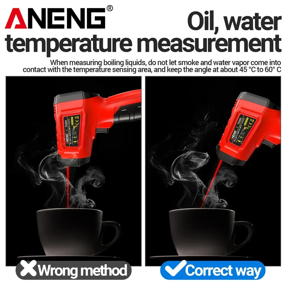 적외선 온도계 -50 ℃ ~600 ℃   고정밀 레이저 - Industrial Laser Thermometer Gun 리뷰 및 가격