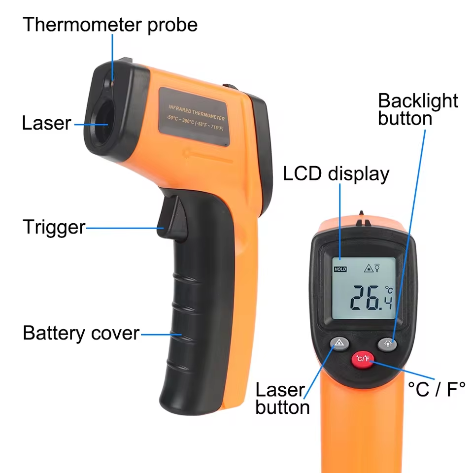 새로운 T600 T600A 디지털 적외선 온도계 건 - - Industrial Laser Blaster 리뷰 및 가격