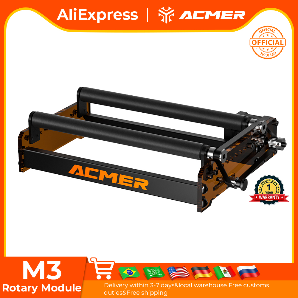 ACMER M3 레이저 로터리 롤러 360 °   레이 - Fiber Laser Cutting Machine 리뷰 및 가격