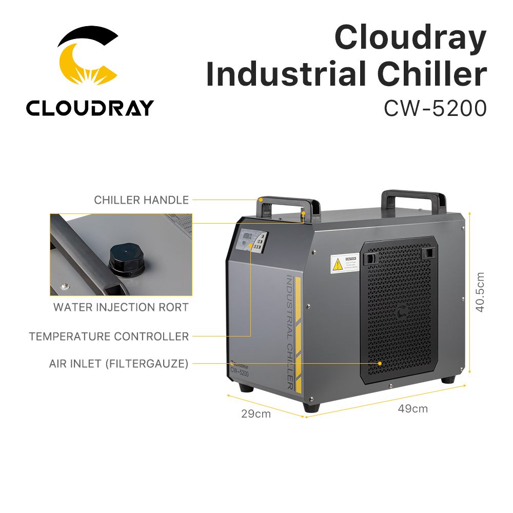Cloudray 산업용 에어 워터 냉각기, CO2 레이 - Industrial Laser Table 리뷰 및 가격