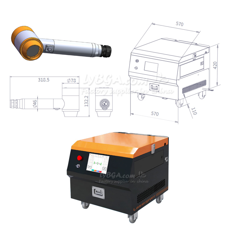 녹 제거 청소 기계 200W 기판 손상 없음 펄스 파이 - Industrial Laser Applications 리뷰 및 가격