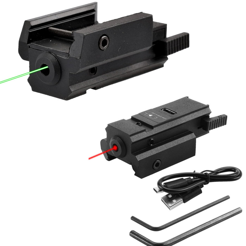 11mm 20mm 레일 글록 충전식 레이저용 USB 충 - Industrial Laser Pointer 리뷰 및 가격