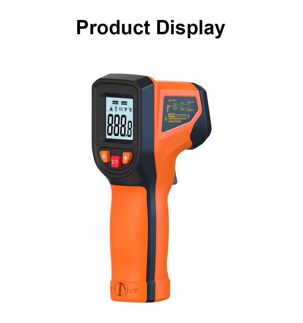 T600 T600A 디지털 적외선 온도계 (-50~)  - Industrial Laser Thermometer Gun 리뷰 및 가격