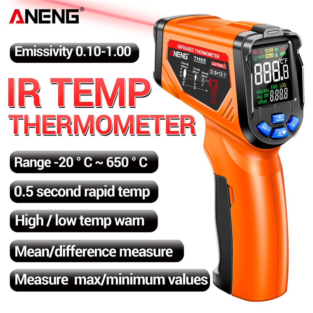 ANENG TH05 적외선 온도계 디지털 비접촉식 -2 - Industrial Laser Thermometer Gun 리뷰 및 가격