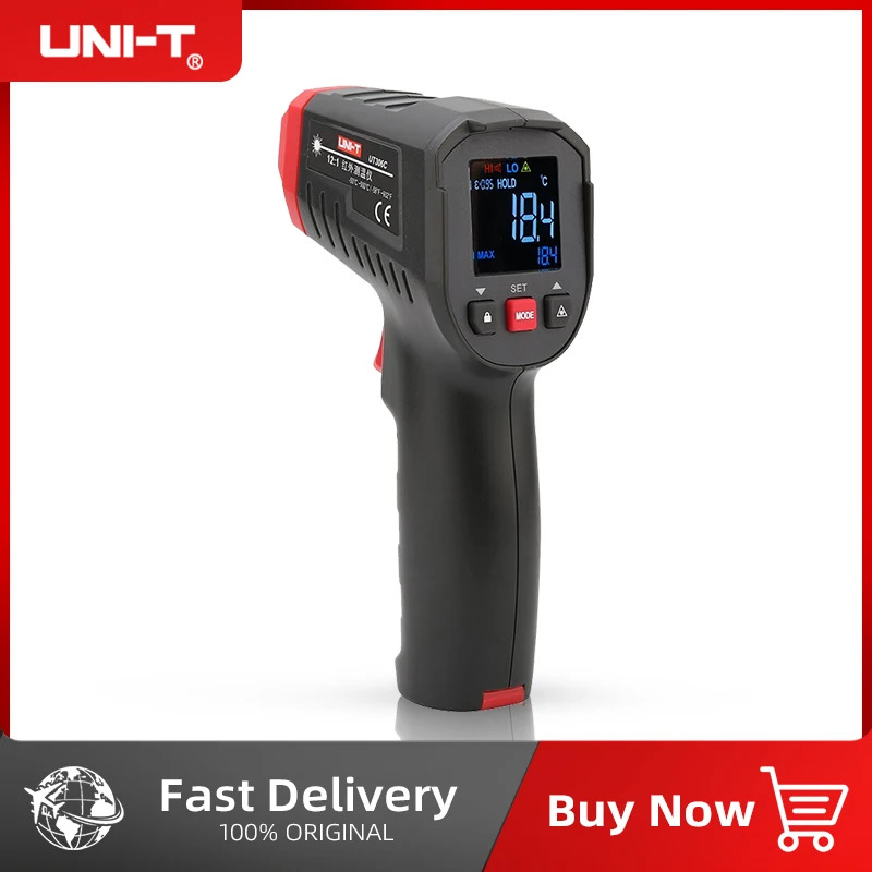 UNI-T 디지털 온도계 비접촉 산업용 적외선 레이저  - Industrial Laser Thermometer Gun 리뷰 및 가격