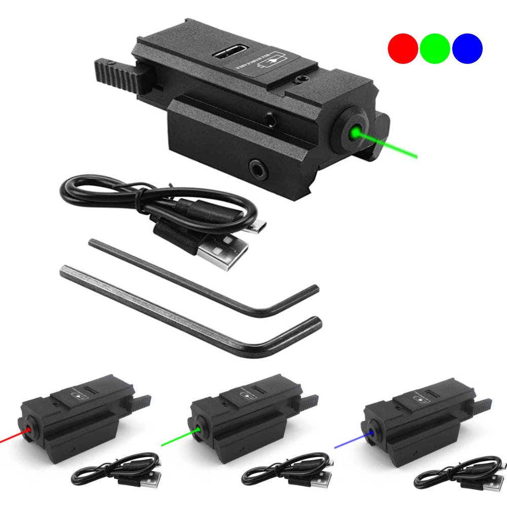 USB 충전 기능이 있는 파란색 녹색 빨간색 도트 레이 - Industrial Laser Pointer 리뷰 및 가격