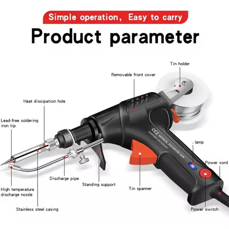 다기능 납땜 인두 납땜 건 세트 휴대용 납땜기 110V - Industrial Laser Blaster 리뷰 및 가격